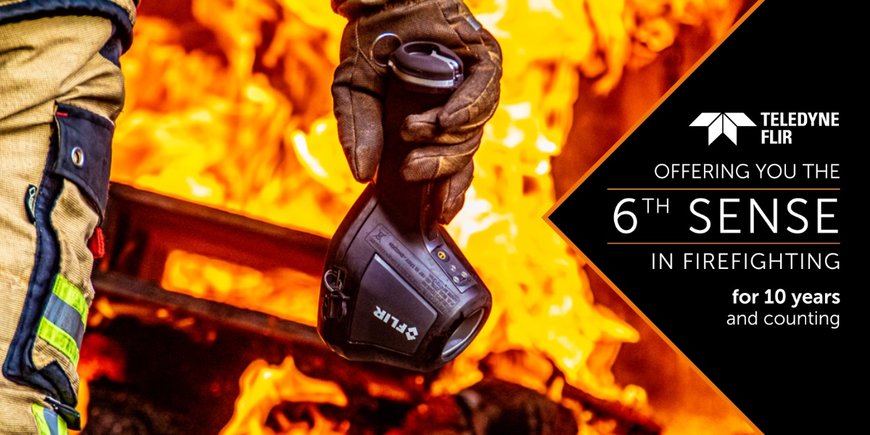 Teledyne FLIR célèbre une décennie de succès avec les caméras série K de lutte anti-incendie
